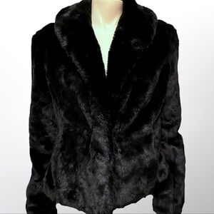 Mossimo faux fur coat Size 8/10